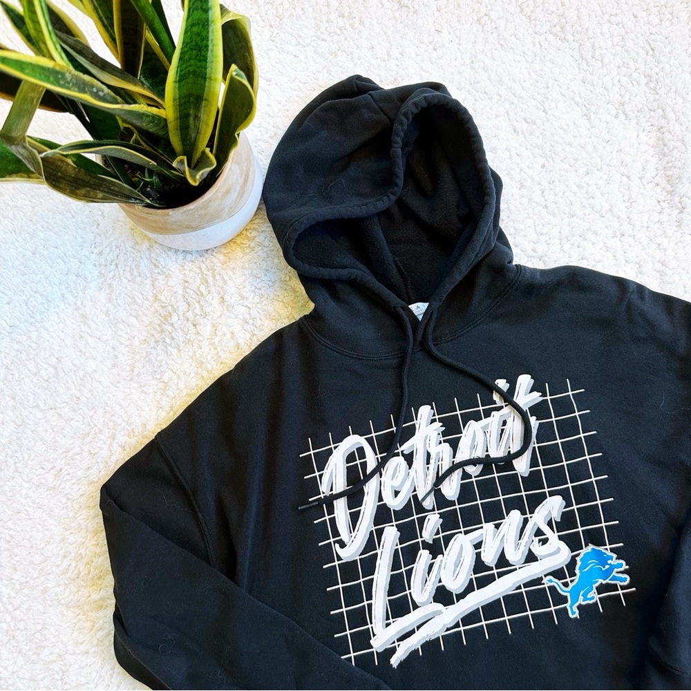 Detroit Lions Black Hooded Sweatshirt